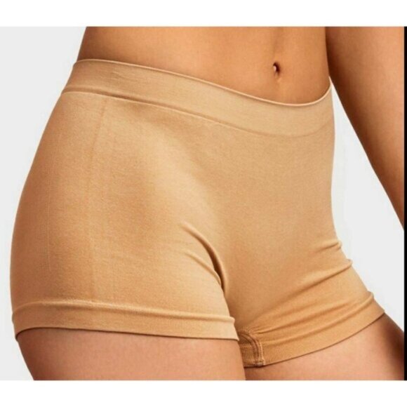 Sofra Women's Seamless Boyshort Panties Set of 6  PLUS O/S - Picture 4 of 8